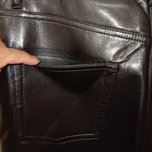 Wilfred Black Leather Trousers - Picture 6 of 10